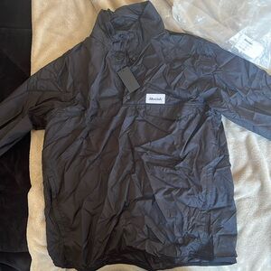 Jiberish Snap Windbreaker (Black) Medium